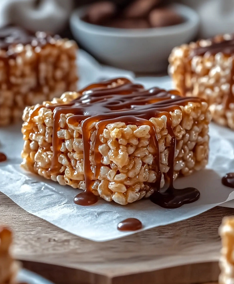Salted Caramel Rice Krispies