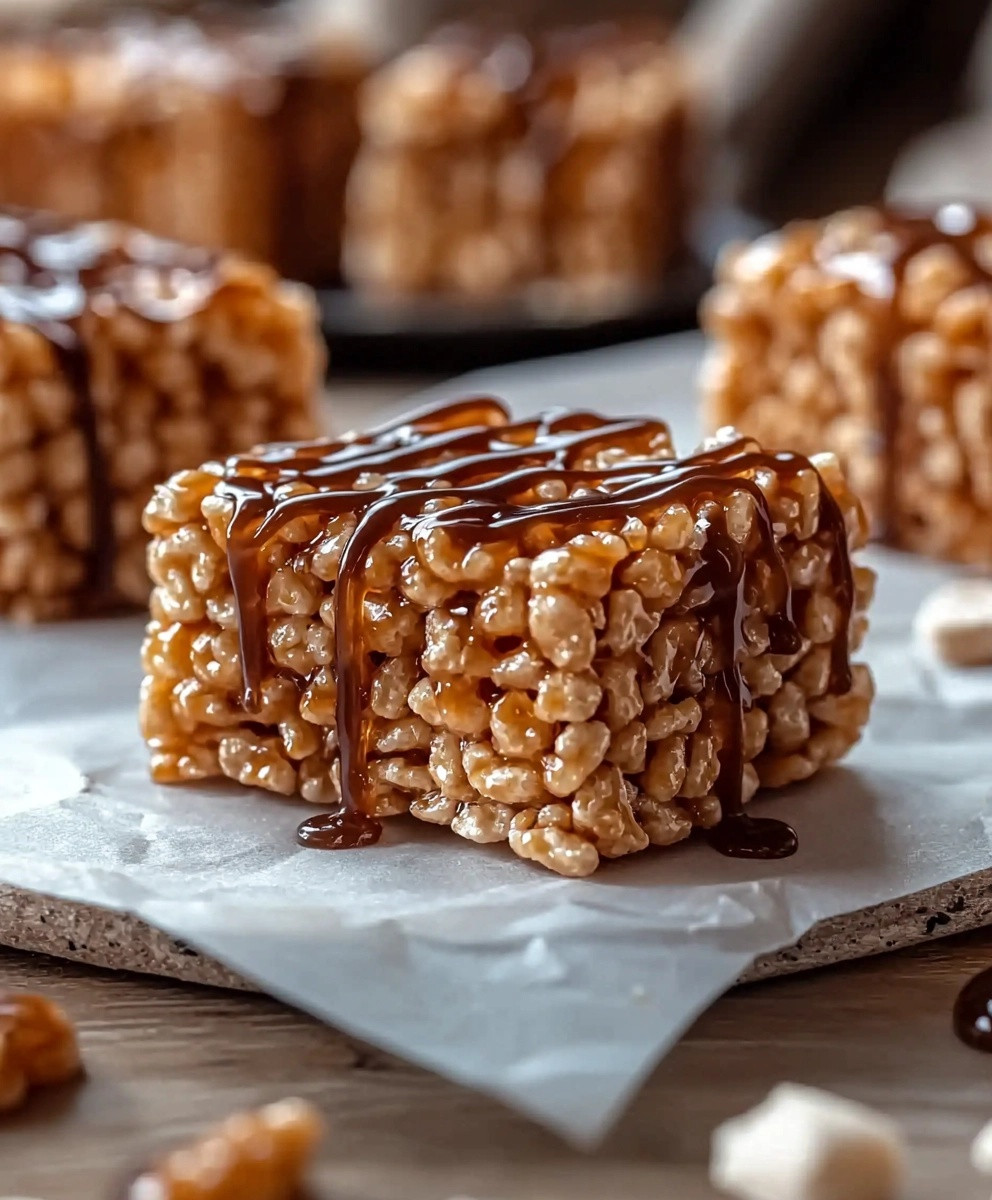 Salted Caramel Rice Krispies