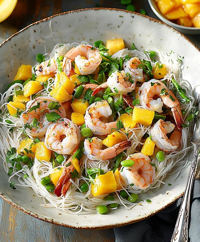 Prawn Mango Noodle Salad