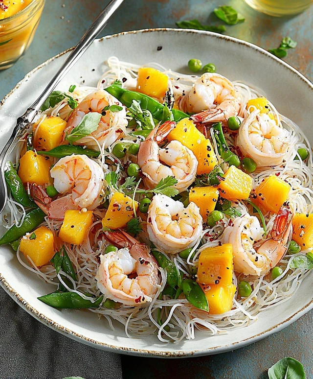 Prawn Mango Noodle Salad