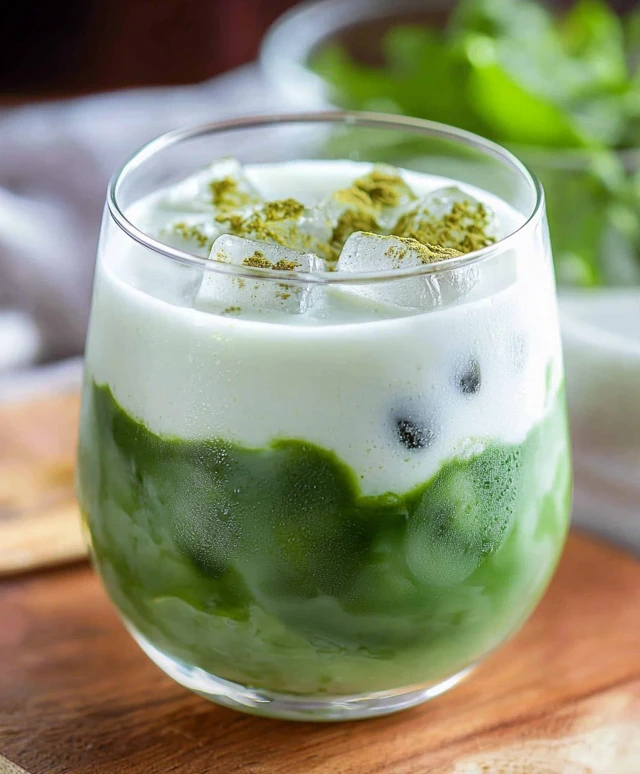 Iced Coconut Matcha Latte