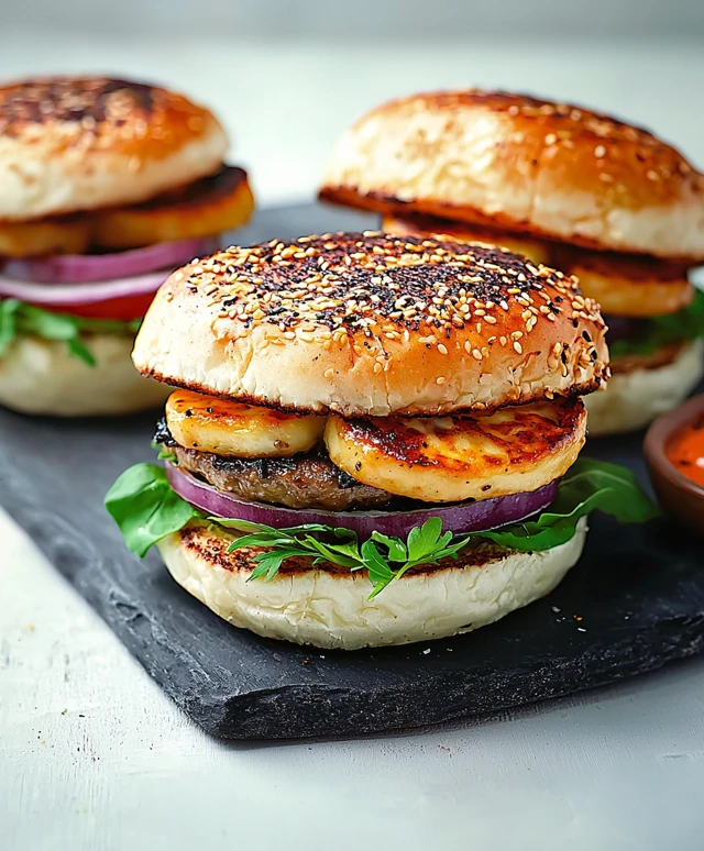 Halloumi burger ideas