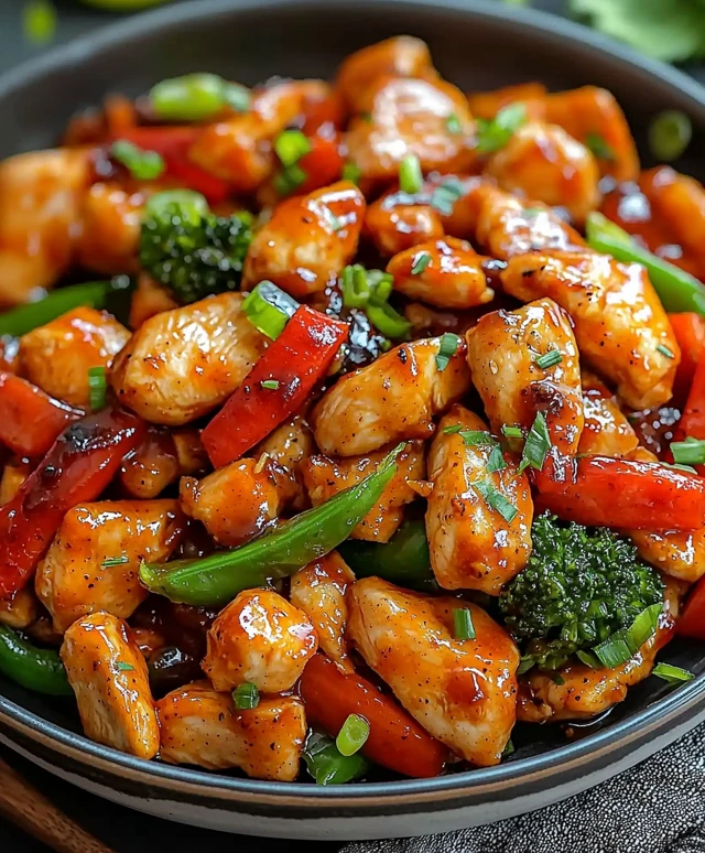 Honey Sriracha Chicken Stir Fry