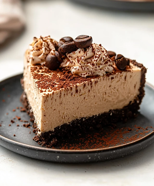 Creamy Coffee Cheesecake Dessert