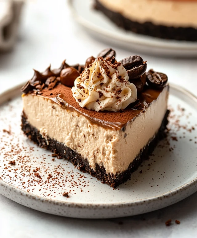 Creamy Coffee Cheesecake Dessert