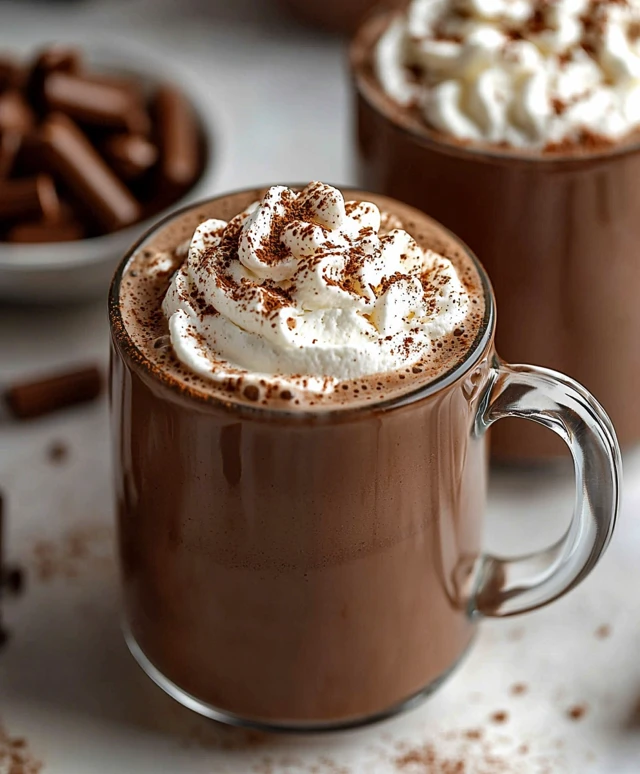 Creamy French Hot Chocolate