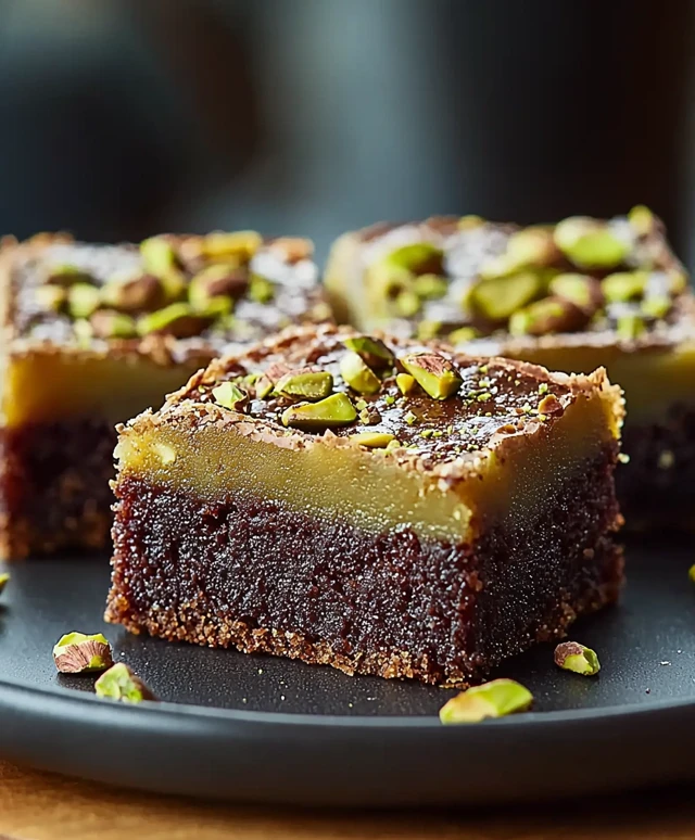 Pistachio Brownies Dessert