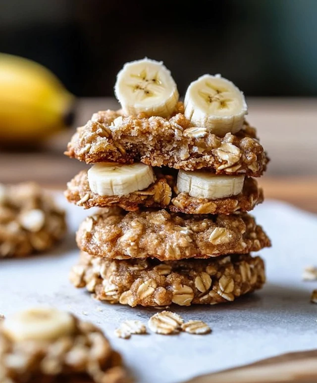Banana Oatmeal Cookies