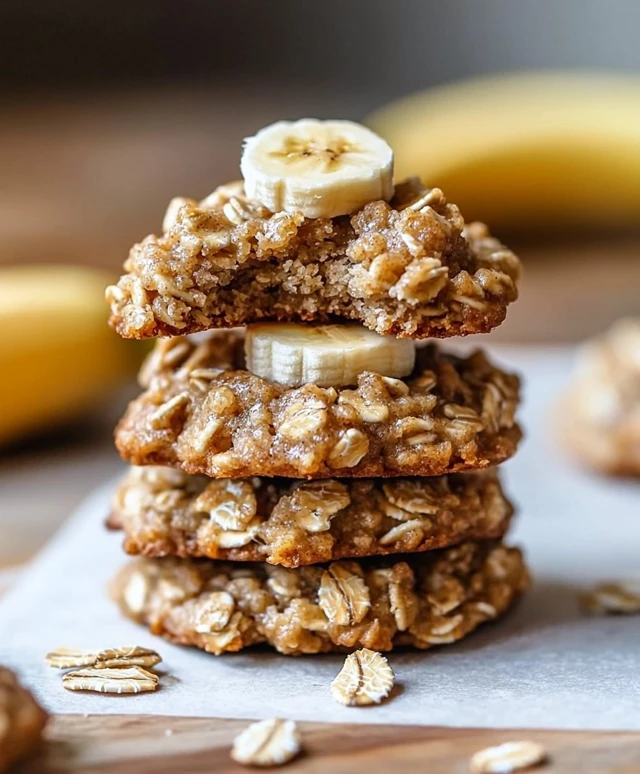 Banana Oatmeal Cookies