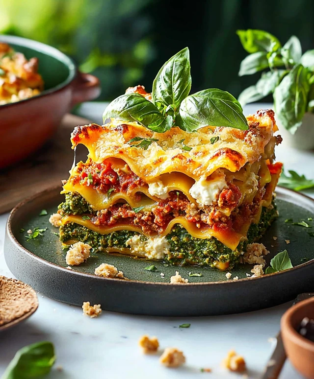 Vegan Lasagna Dish