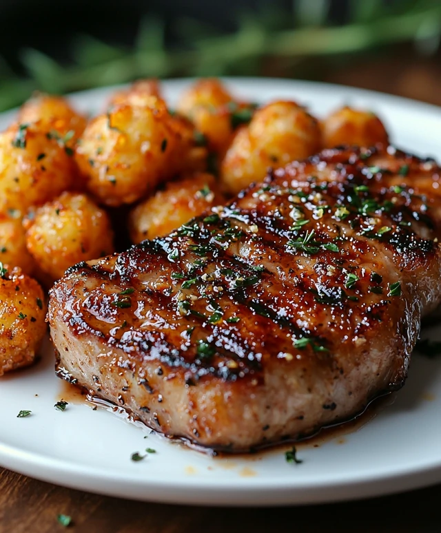 Lemon Garlic Pork Chops