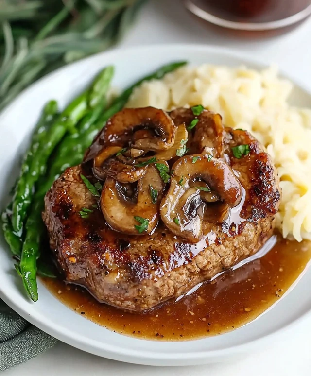 Cube steak with sauce