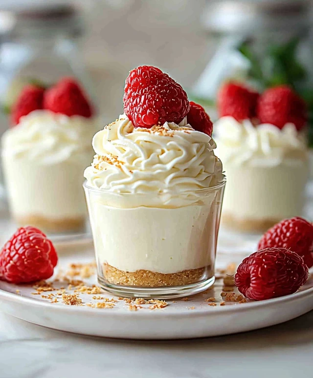 Cheesecake mousse cups