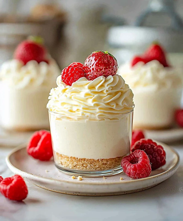 Cheesecake mousse cups
