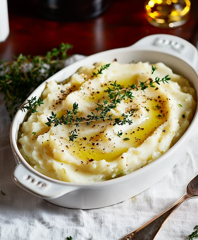 Mashed Potatoes with Leeks