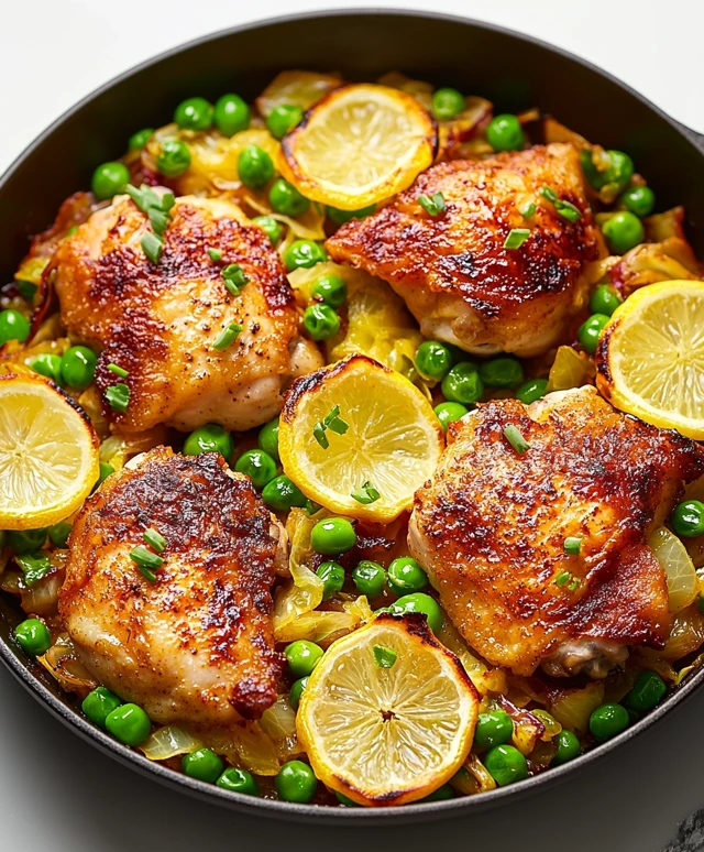 Crispy Chicken with Turmeric Cabbage