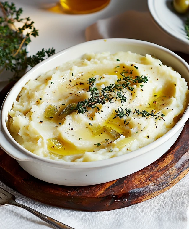 Mashed Potatoes with Leeks