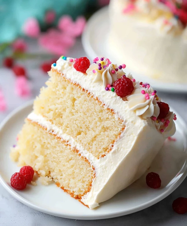 Vegan Vanilla Cake