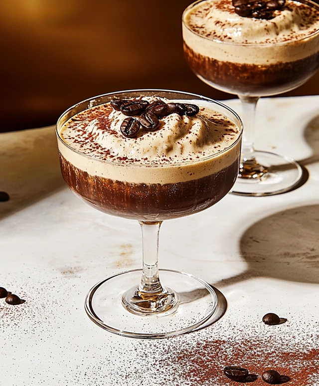 Frozen Espresso Martini Cocktail