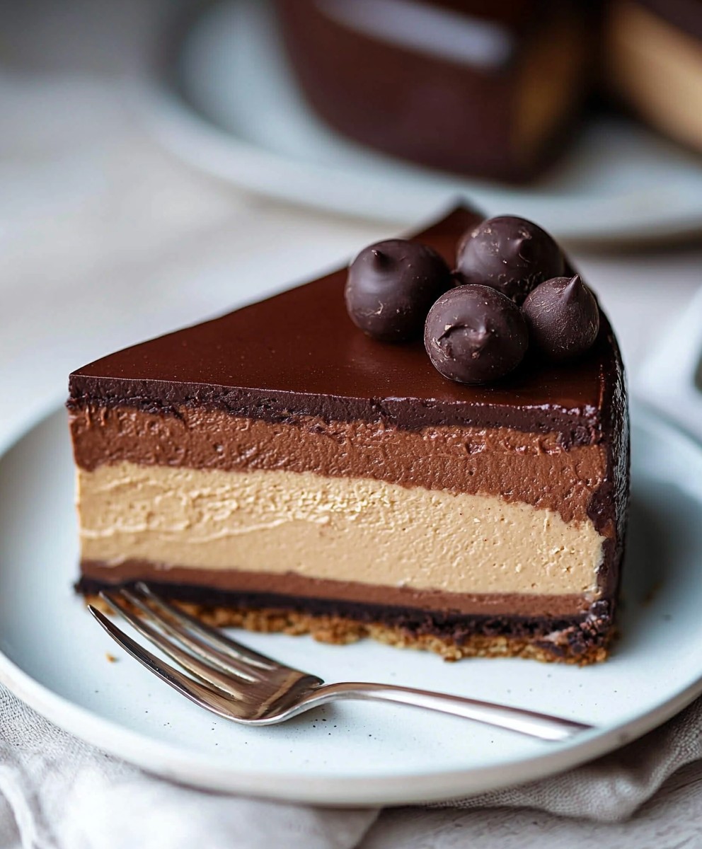 no-bake chocolate peanut butter mousse
