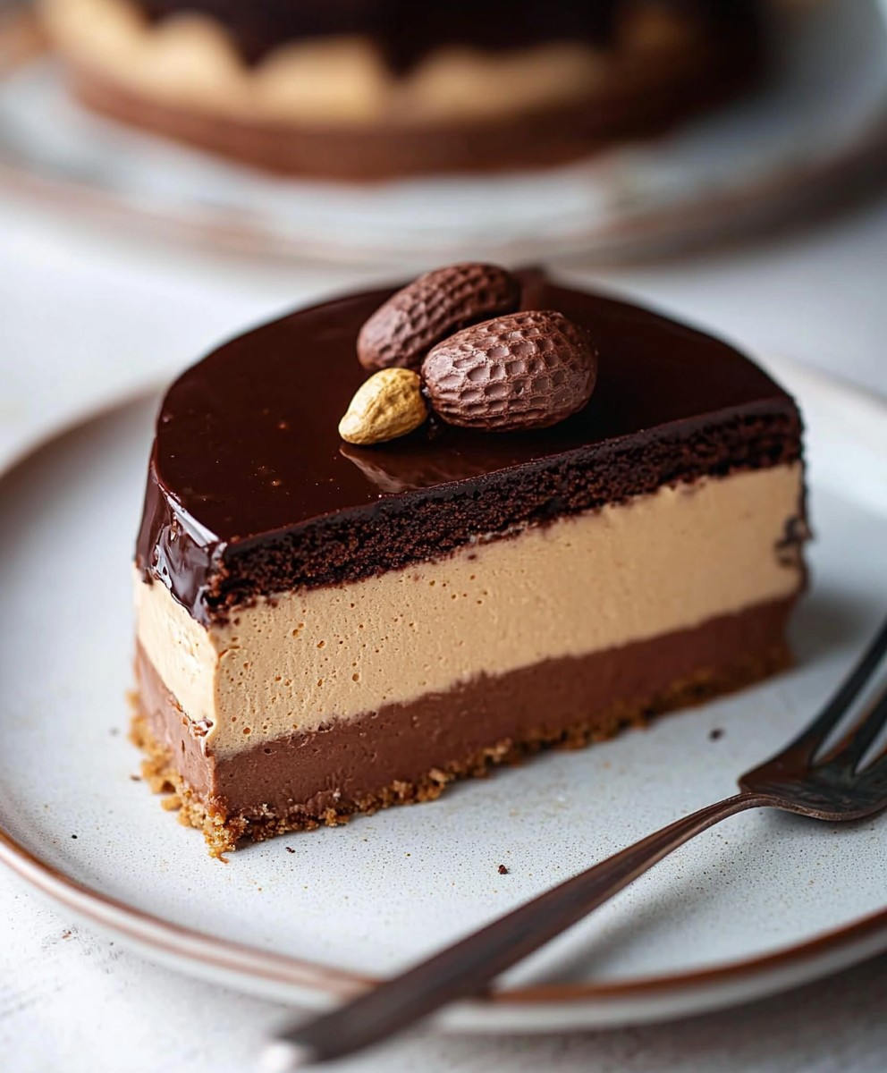 no-bake chocolate peanut butter mousse