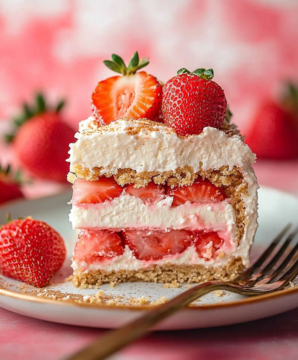Strawberry Cream Cheese Cake