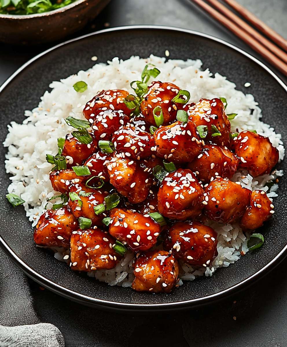 Sesame Chicken Dish