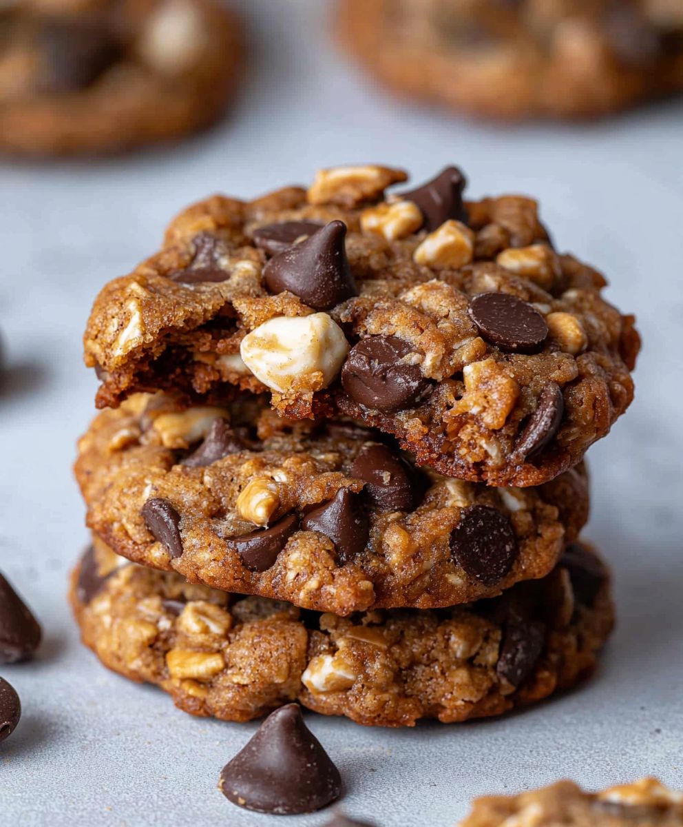 Vegan Trail Mix Cookies