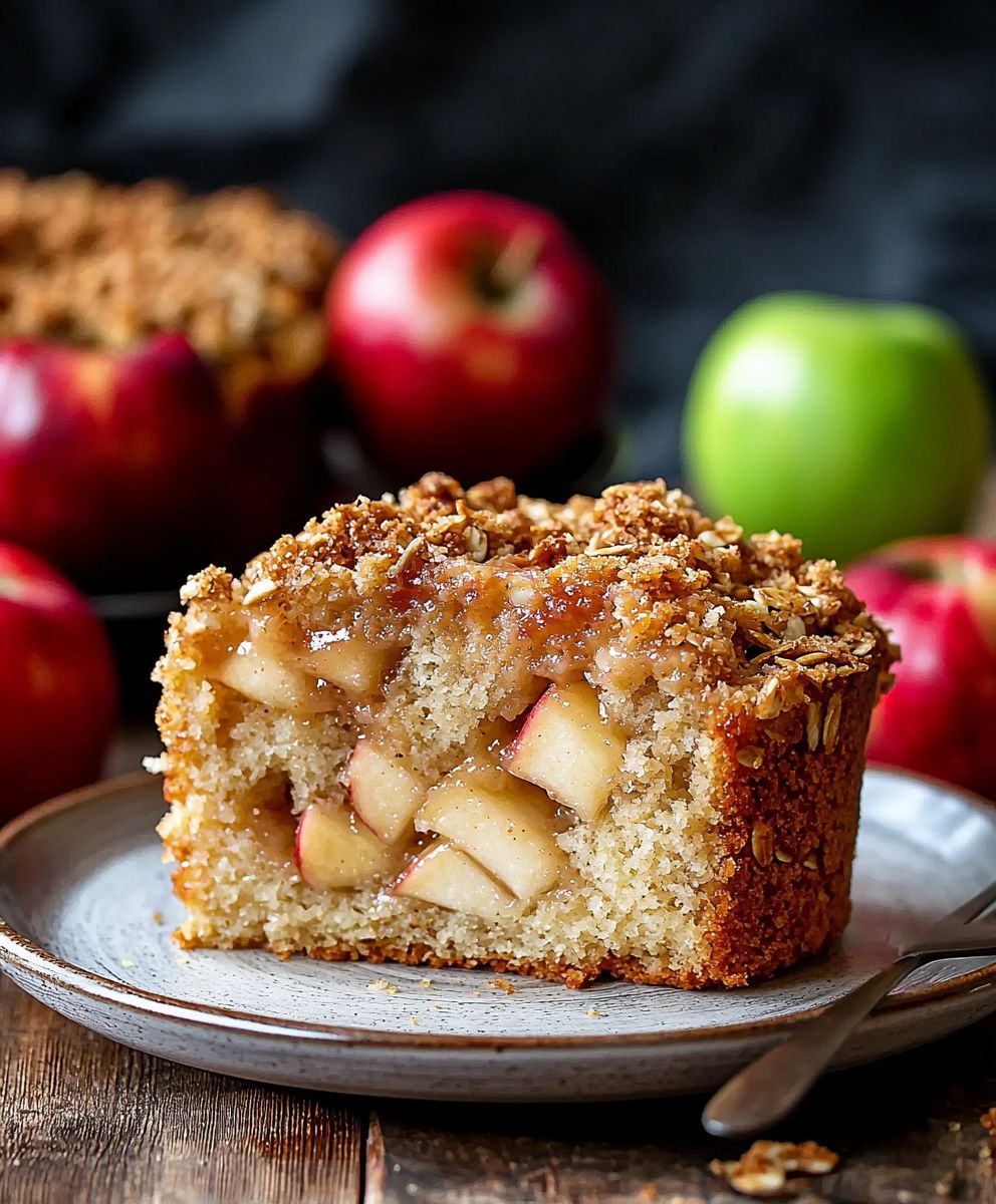 Apple Crumble Cake Dessert