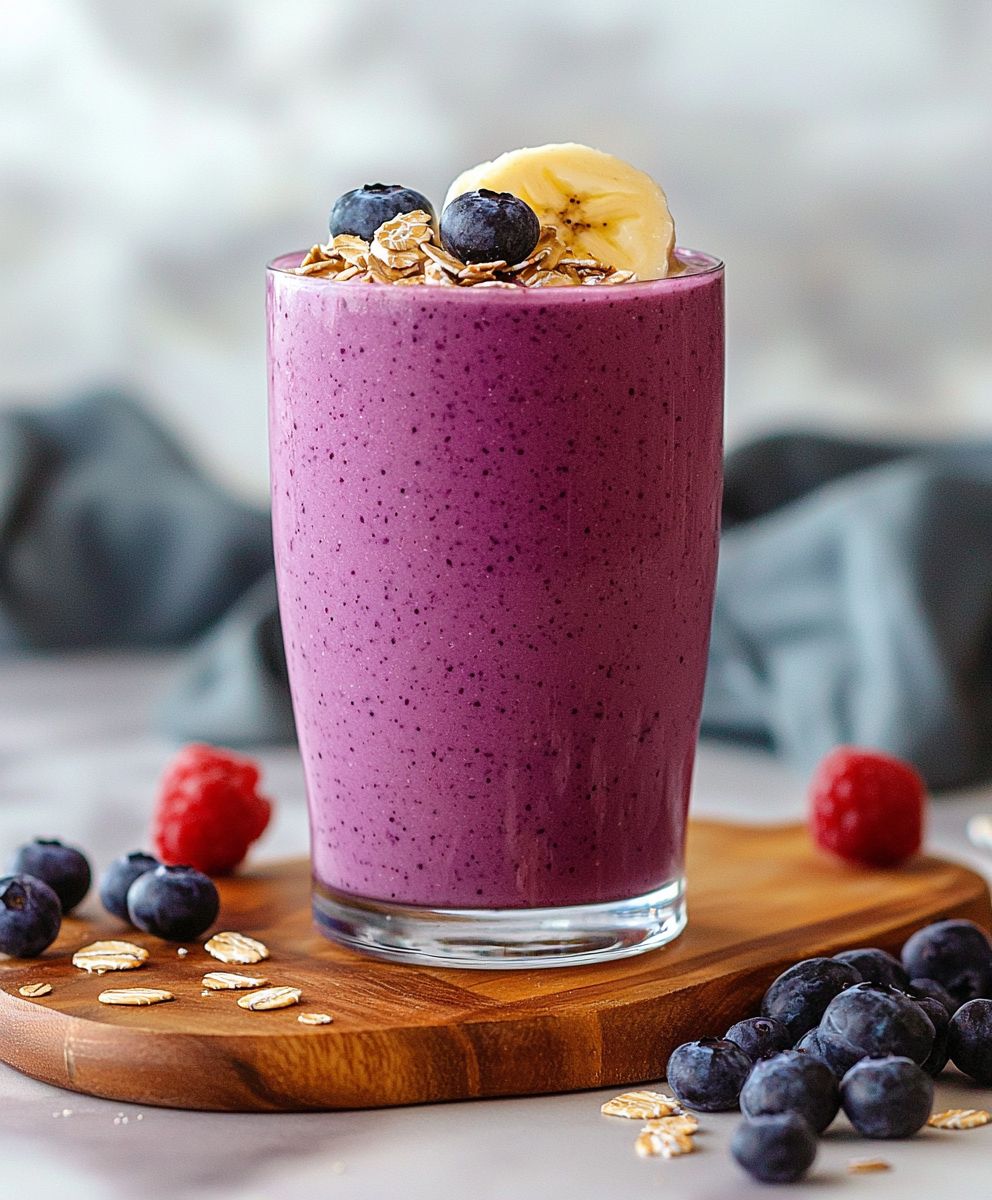 Blueberry Coconut Smoothie