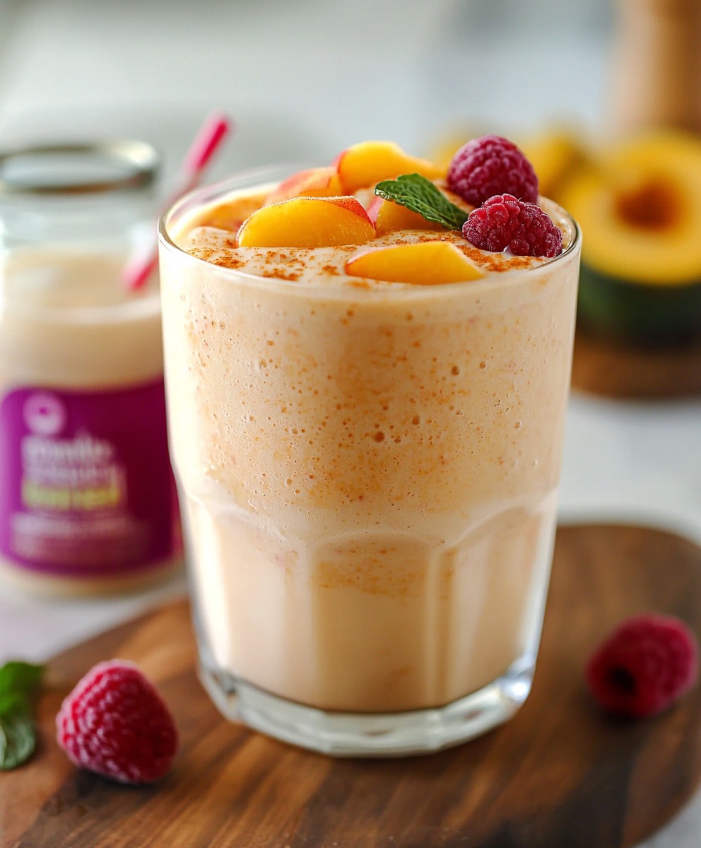 Peaches and Cream Smoothie