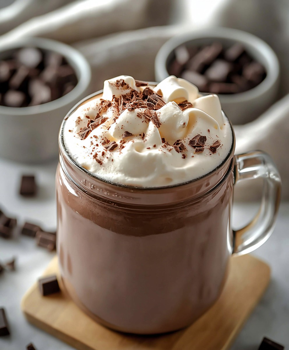 Whipped Hot Chocolate Drink