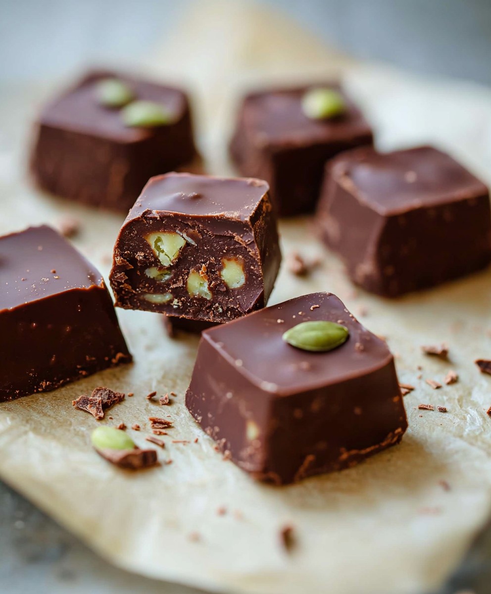 Chocolate Tahini Truffles