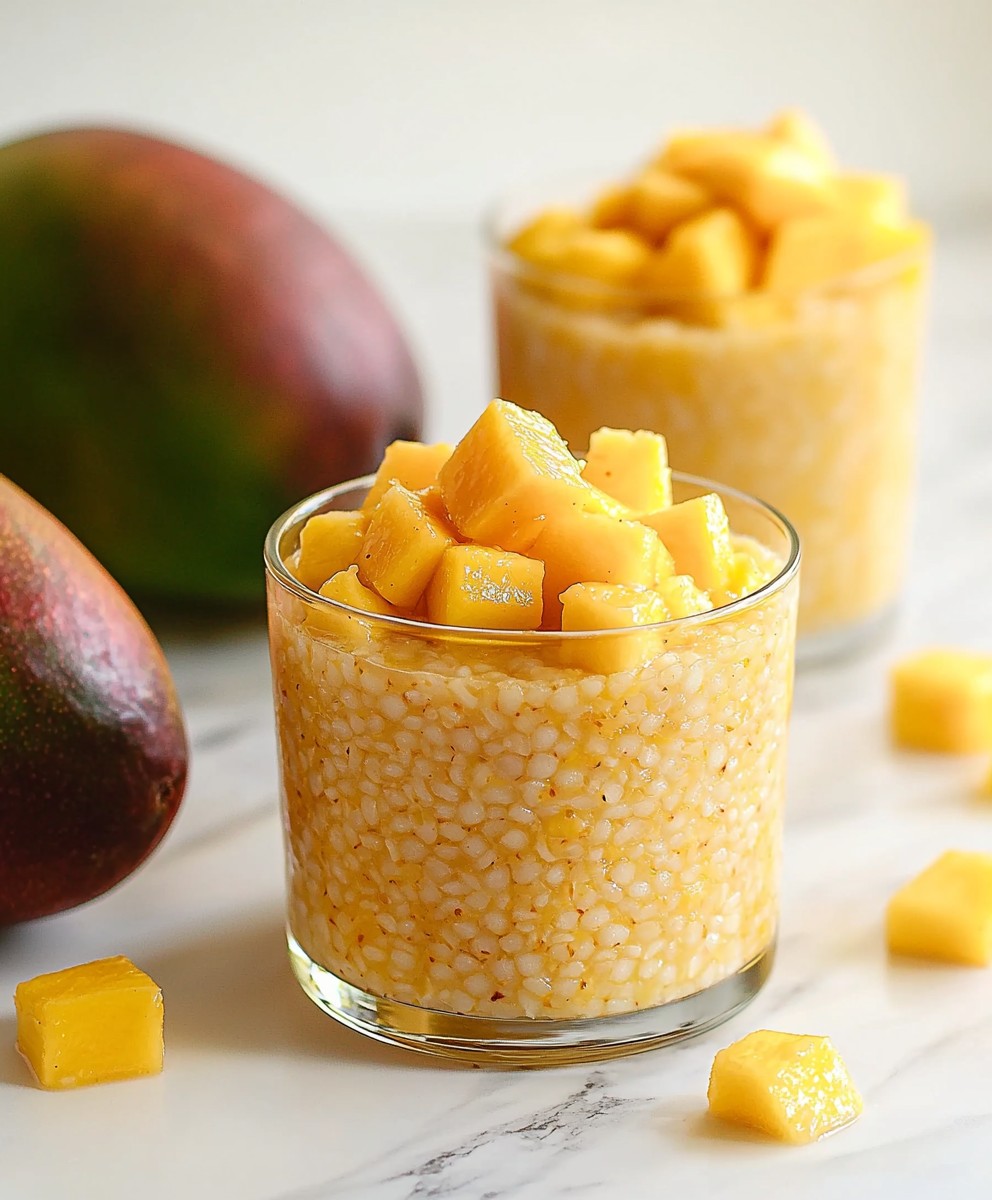Mango sago dessert