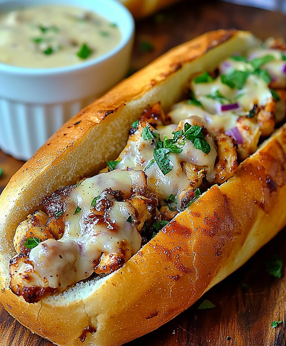 White BBQ Chicken Sandwiches