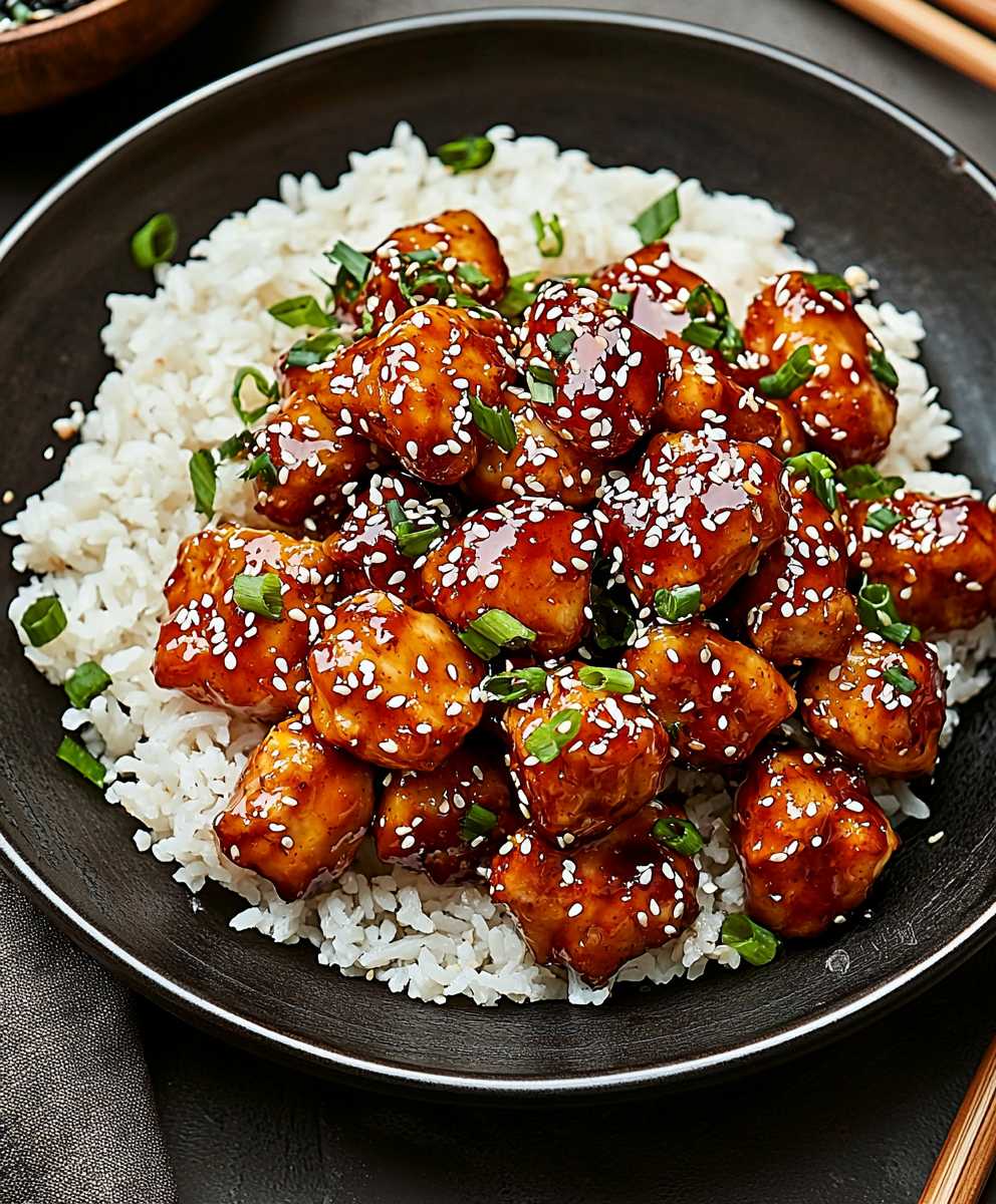 Sesame Chicken Dish