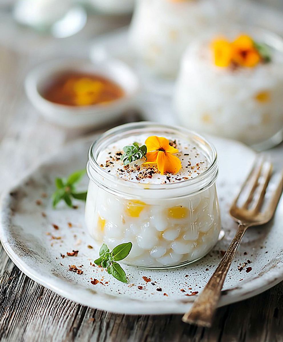 Coconut Tapioca Pudding