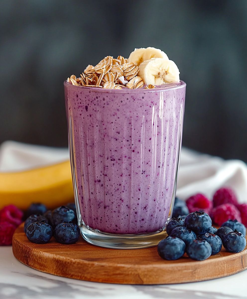 Blueberry Coconut Smoothie