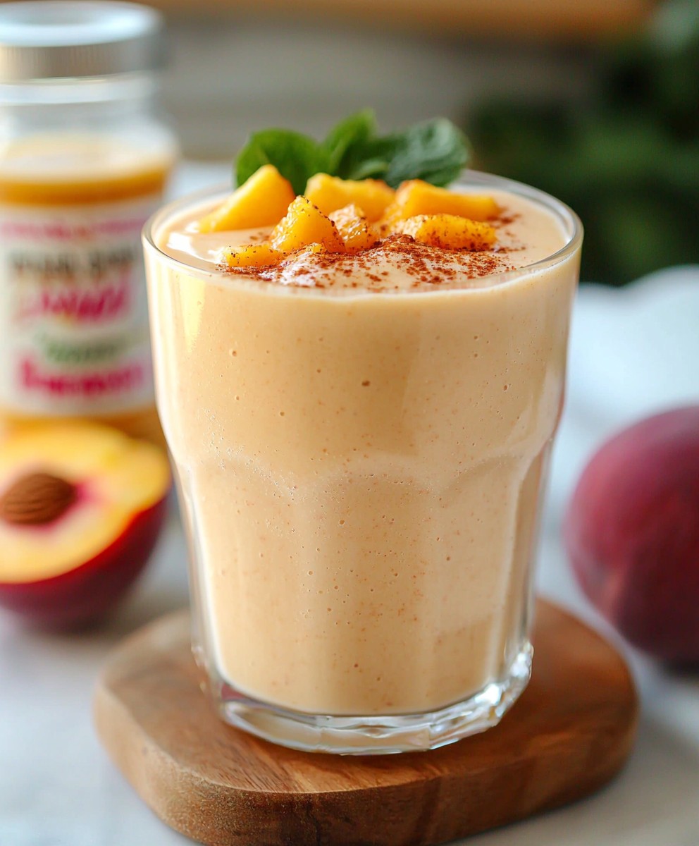 Peaches and Cream Smoothie