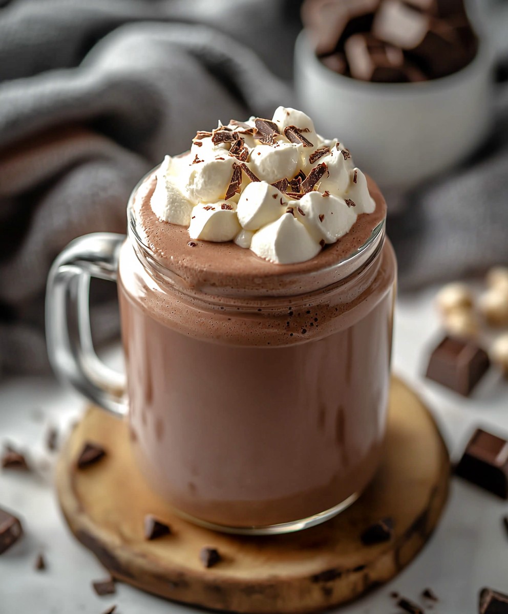 Whipped Hot Chocolate Drink