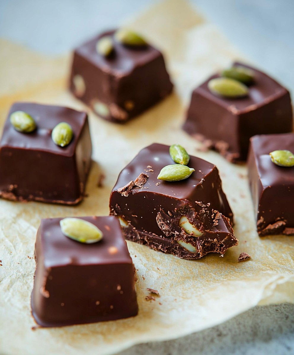 Chocolate Tahini Truffles