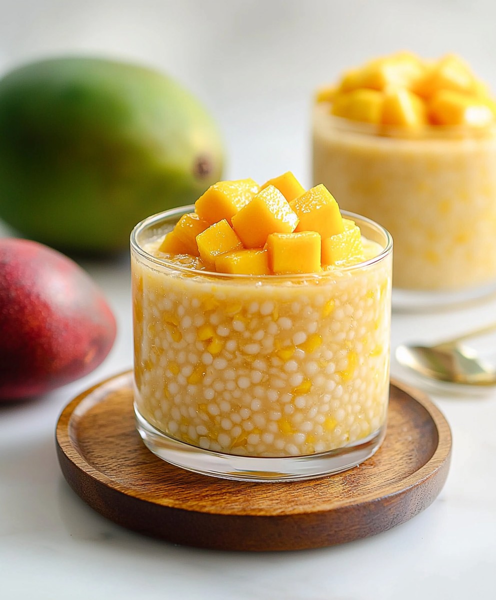 Mango sago dessert