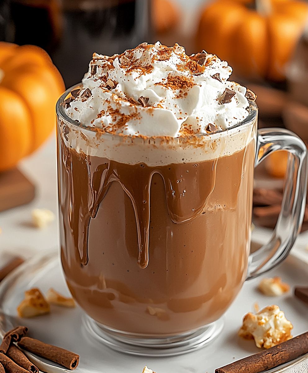 Pumpkin Spice Hot Chocolate