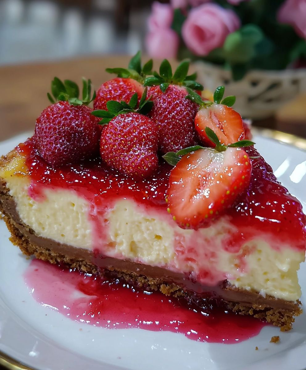 Creamy Strawberry Cheesecake Dessert