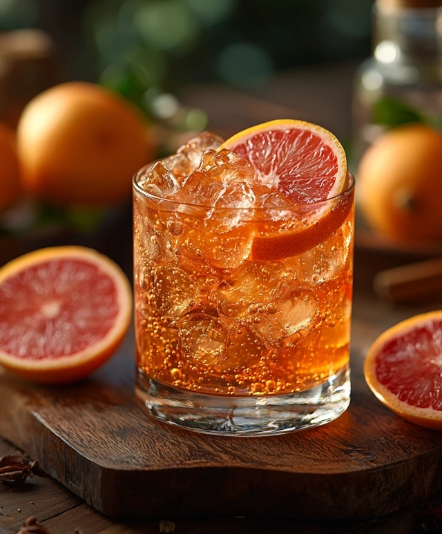 Grapefruit Apple Cider Drink