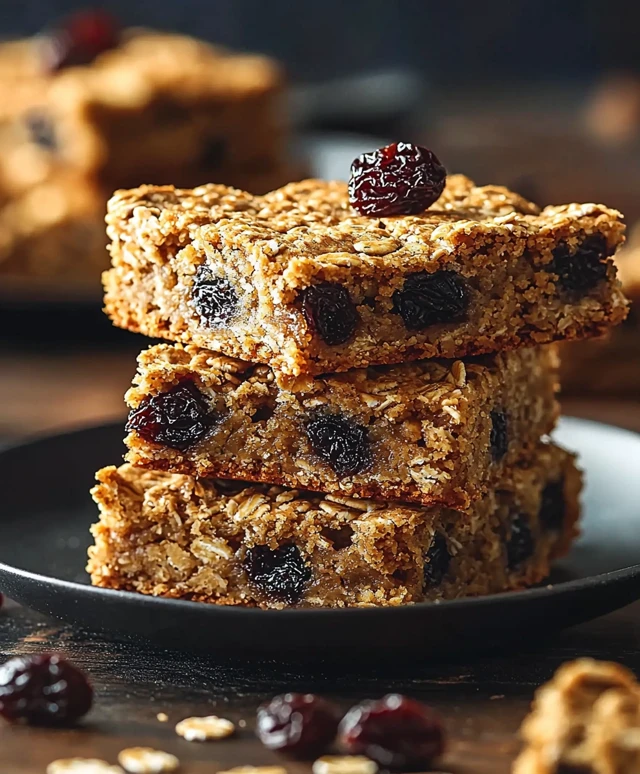 Oatmeal Raisin Cookie Bars