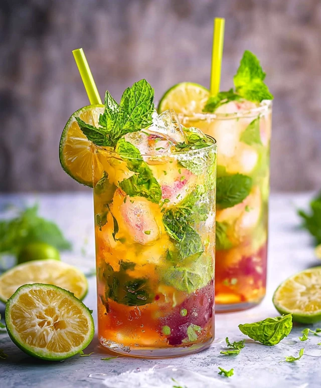 Tropical Mojito Mocktail