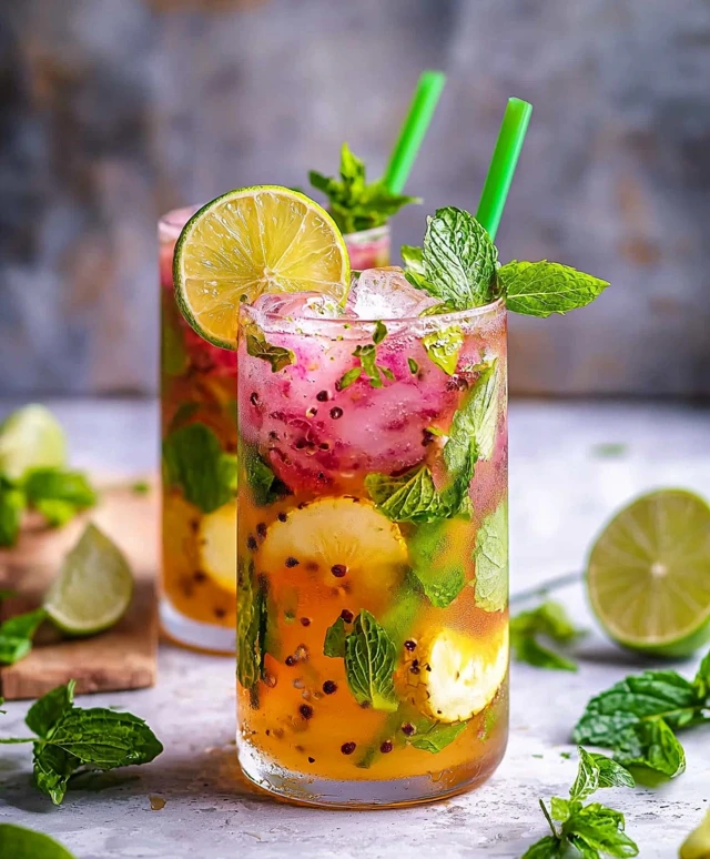 Tropical Mojito Mocktail