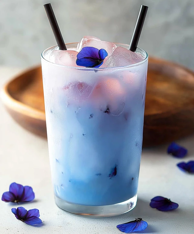 Butterfly Pea Flower Tea Latte