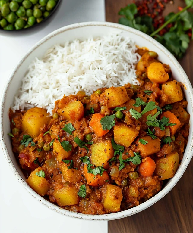 Potato Curry Dish